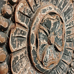 Индийский шкаф с орнаментом резьба из дерева Indian Antique Furniture  варинант исполнения - 4 | Loft Concept в Воронеже