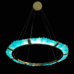 Люстра в форме кольца с цветочным декором Warm Heavenly Light варинант исполнения - 6 | Loft Concept в Воронеже