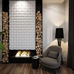 Гипсовая 3D Панель M-38 варинант исполнения - 1 | Loft Concept в Воронеже