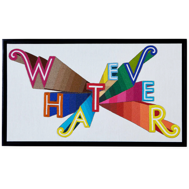 Панно вышитое бисером WHATEVER BEADED ART Красный Голубой Розовый Панно вышитое бисером WHATEVER BEADED ART Красный Голубой Розовый в Воронеже | Loft Concept