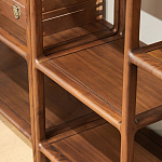 Стеллаж деревянный с полками для хранения Moon Walnut Furniture варинант исполнения - 3 | Loft Concept в Воронеже