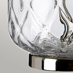 Настольная лампа с цилиндрическим абажуром и прозрачным стеклянным основанием Quintiesse варинант исполнения - 5 | Loft Concept в Воронеже