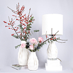 Декоративная ваза белая Мountain waterfall варинант исполнения - 3 | Loft Concept в Воронеже