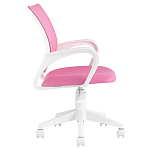 Офисное кресло с основанием из белого пластика Desk chairs Pink варинант исполнения - 3 | Loft Concept в Воронеже