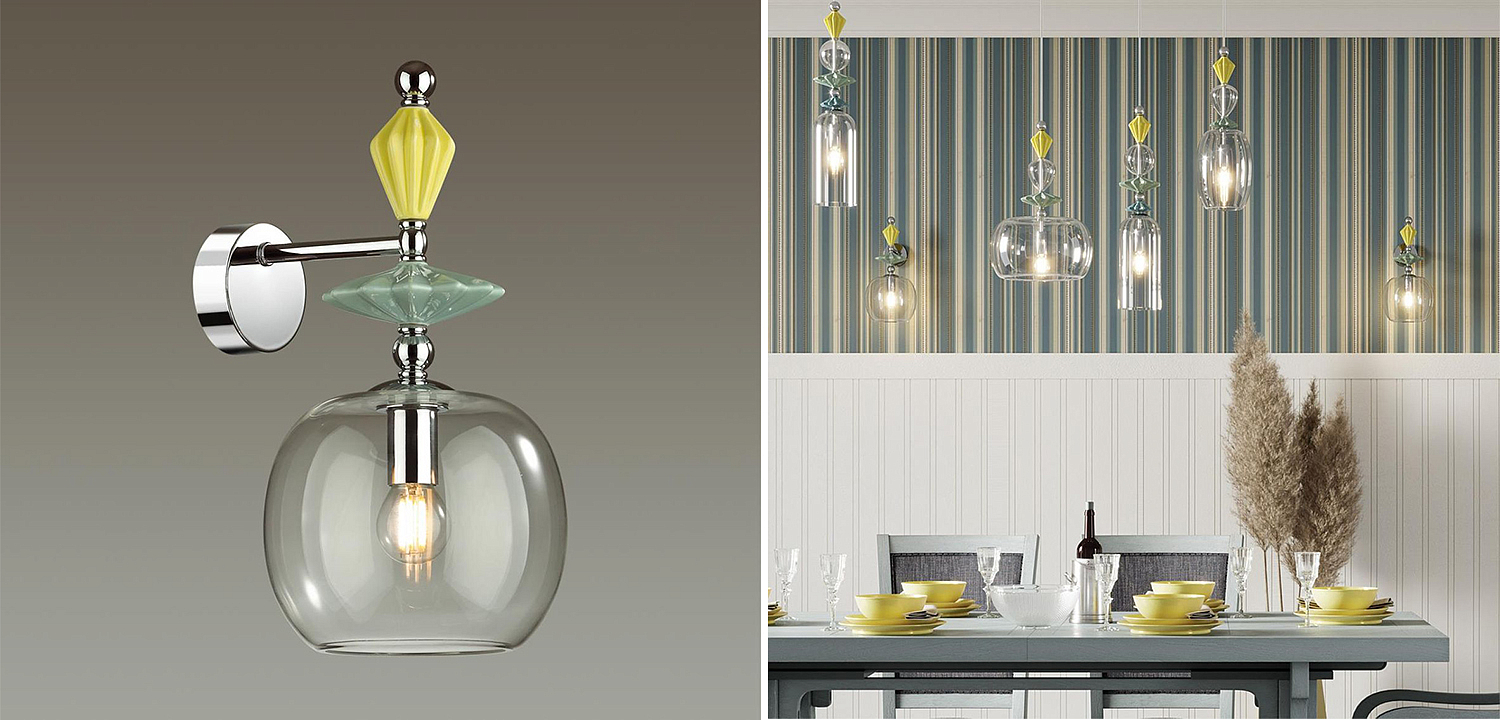 Бра Iris Glas wall lamp A chrome Бра Iris Glas wall lamp A chrome - Loft-Concept в Воронеже