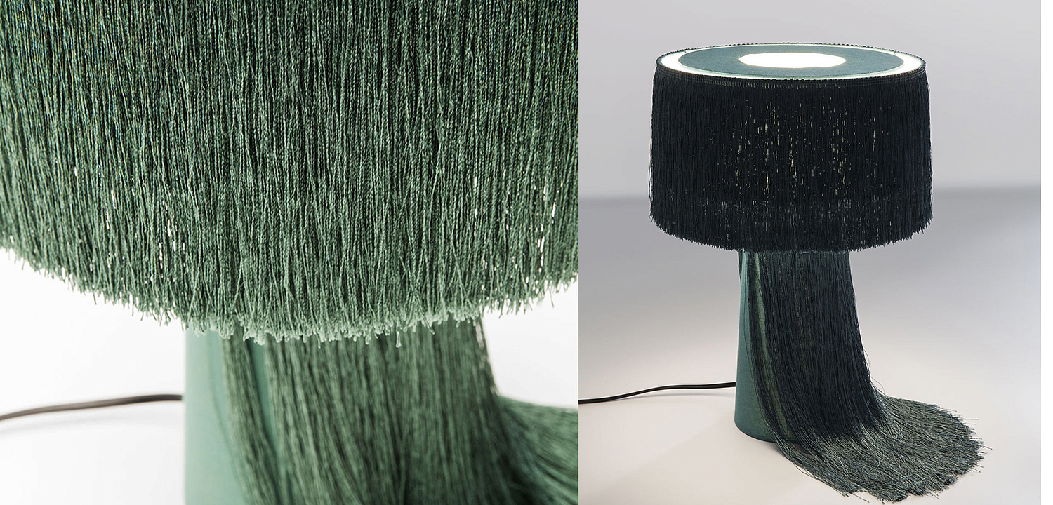 Настольная лампа Green Fringes - Loft-Concept в Воронеже