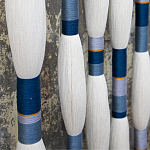 Настенное украшение из нитей Корона с кисточками Crown Wall Hanging варинант исполнения - 2 | Loft Concept в Воронеже