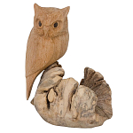 Статуэтка из дерева сова Animals of the World варинант исполнения - 2 | Loft Concept в Воронеже