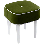 Квадратный мягкий пуф на белых ножках Winton Pouf Square варинант исполнения - 1 | Loft Concept в Воронеже