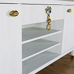Комод-буфет Elsa Dreams White с открытыми полками   варинант исполнения - 5 | Loft Concept в Воронеже