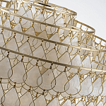 Люстра многоярусная с декором из натуральной морской ракушки Iridescent Light варинант исполнения - 7 | Loft Concept в Воронеже