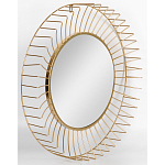 Зеркало круглое настенное в металлической оправе Modern Mirror Space варинант исполнения - 2 | Loft Concept в Воронеже