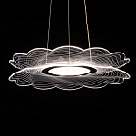 Люстра с прозрачным волнистым плафоном в форме цветка Ethereal Bloom варинант исполнения - 6 | Loft Concept в Воронеже