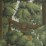 Обои ручная роспись Redwoods Colourway SC-281 on scenic paper варинант исполнения - 2 | Loft Concept в Воронеже