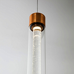 Подвесной светильник золото Sparkling Bubbles Tube Gold Hanging Lamp варинант исполнения - 5 | Loft Concept в Воронеже
