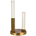 Настольная лампа латунь Dew Drops Tube Brass Table Lamp варинант исполнения - 1 | Loft Concept в Воронеже