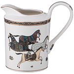 Чайный сервиз из фарфора с изображением лошадей на 6 персон 15 предметов Porcelain Horse Set  варинант исполнения - 4 | Loft Concept в Воронеже