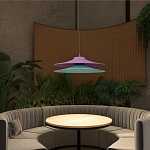 Подвесной вязаный светильник в двухцветном исполнении «Двойной Токио»  варинант исполнения - 2 | Loft Concept в Воронеже