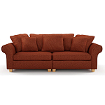 Мебельная ткань Шенилл терракотовый цвет 138 см T4-44 варинант исполнения - 4 | Loft Concept в Воронеже