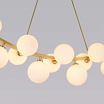 Люстра подвесная с белыми лампами в форме шара Felicitat варинант исполнения - 2 | Loft Concept в Воронеже