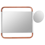 Настенное зеркало Copper White Square Functional Mirror варинант исполнения - 1 | Loft Concept в Воронеже