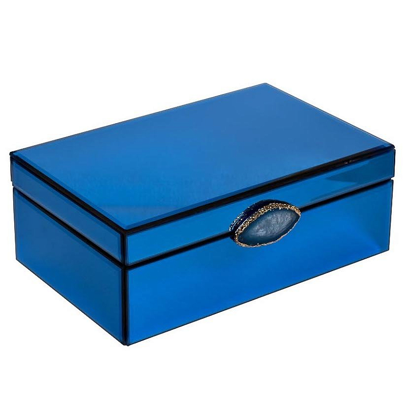 Шкатулка Blue Surprise Parallelepiped Синий Шкатулка Blue Surprise Parallelepiped Синий в Воронеже | Loft Concept