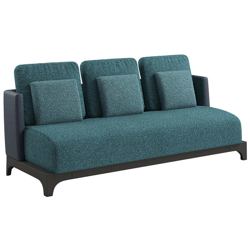 Современный Диван Belmont Sofa Бирюзовый Черный Современный Диван Belmont Sofa Бирюзовый Черный в Воронеже | Loft Concept