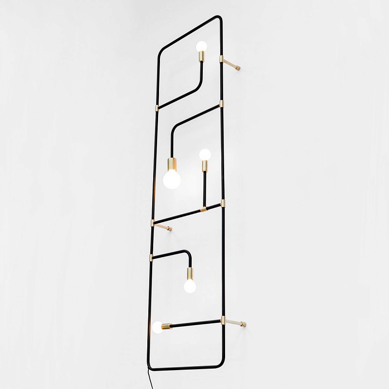 Бра Beaubien 05 by Lambert & Fils Черный Золотой в Воронеже | Loft Concept 