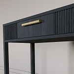 Элегантная Консоль Primo с выдвижным ящиком Черный дуб варинант исполнения - 4 | Loft Concept в Воронеже