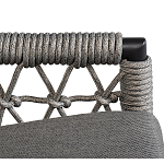 Кресло уличное темно-серое Street Bliss варинант исполнения - 4 | Loft Concept в Воронеже