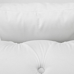 Кресло низкое с мягкой обивкой из велюра на 4-х ножках из массива березы Sophie Armchair white варинант исполнения - 4 | Loft Concept в Воронеже