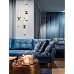 Подвесной светильник с двумя белыми рифлеными цилиндрическими плафонами Golden Swirl варинант исполнения - 8 | Loft Concept в Воронеже