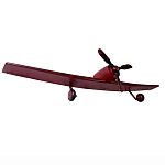 Полка книжная красная в виде самолёта в стиле лофт FLY варинант исполнения - 1 | Loft Concept в Воронеже