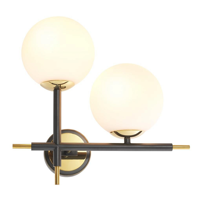 Бра Eichholtz Wall Lamp Senso Right Золотой Белый Черный Бра Eichholtz Wall Lamp Senso Right Золотой Белый Черный в Воронеже | Loft Concept