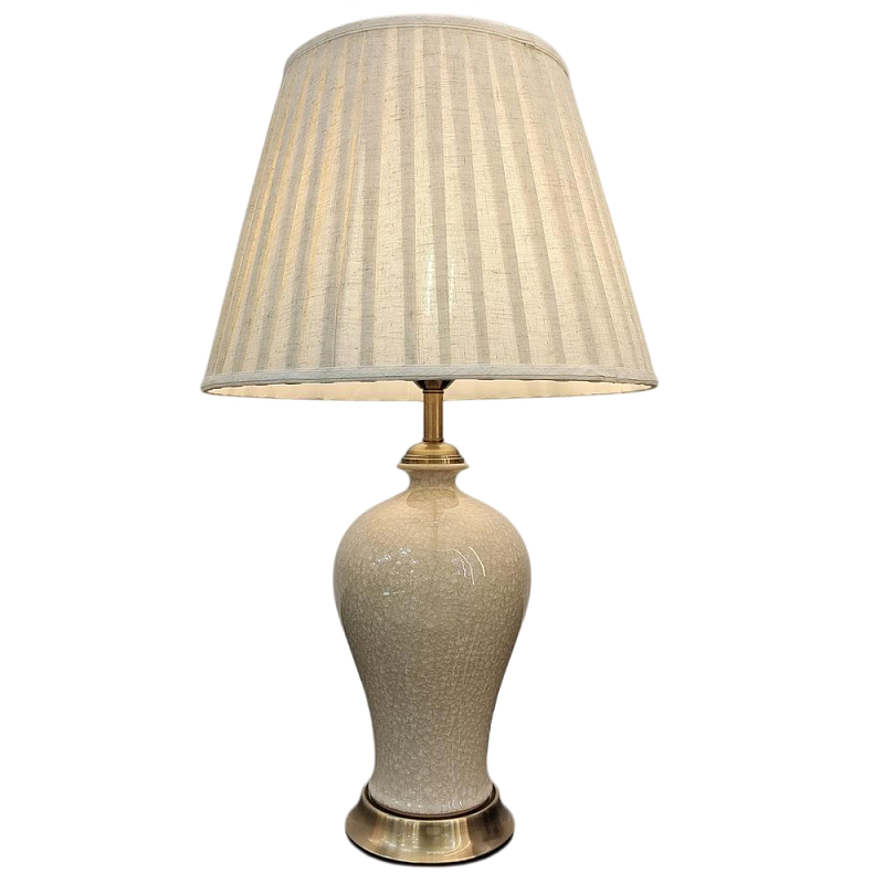 Настольная лампа керамическая с бежевым абажуром Light Beige Mood Бронза Бежевый Настольная лампа керамическая с бежевым абажуром Light Beige Mood Бронза Бежевый в Воронеже | Loft Concept