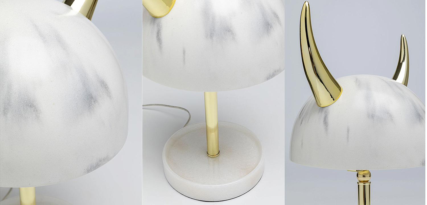 Настольная лампа Marble with Horns - Loft-Concept в Воронеже