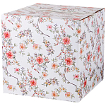 Набор посуды обеденный из фарфора на 6 персон 18 предметов Flower Porcelain Collection варинант исполнения - 3 | Loft Concept в Воронеже