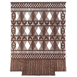 Панно Макраме коричневый цвет  варинант исполнения - 6 | Loft Concept в Воронеже