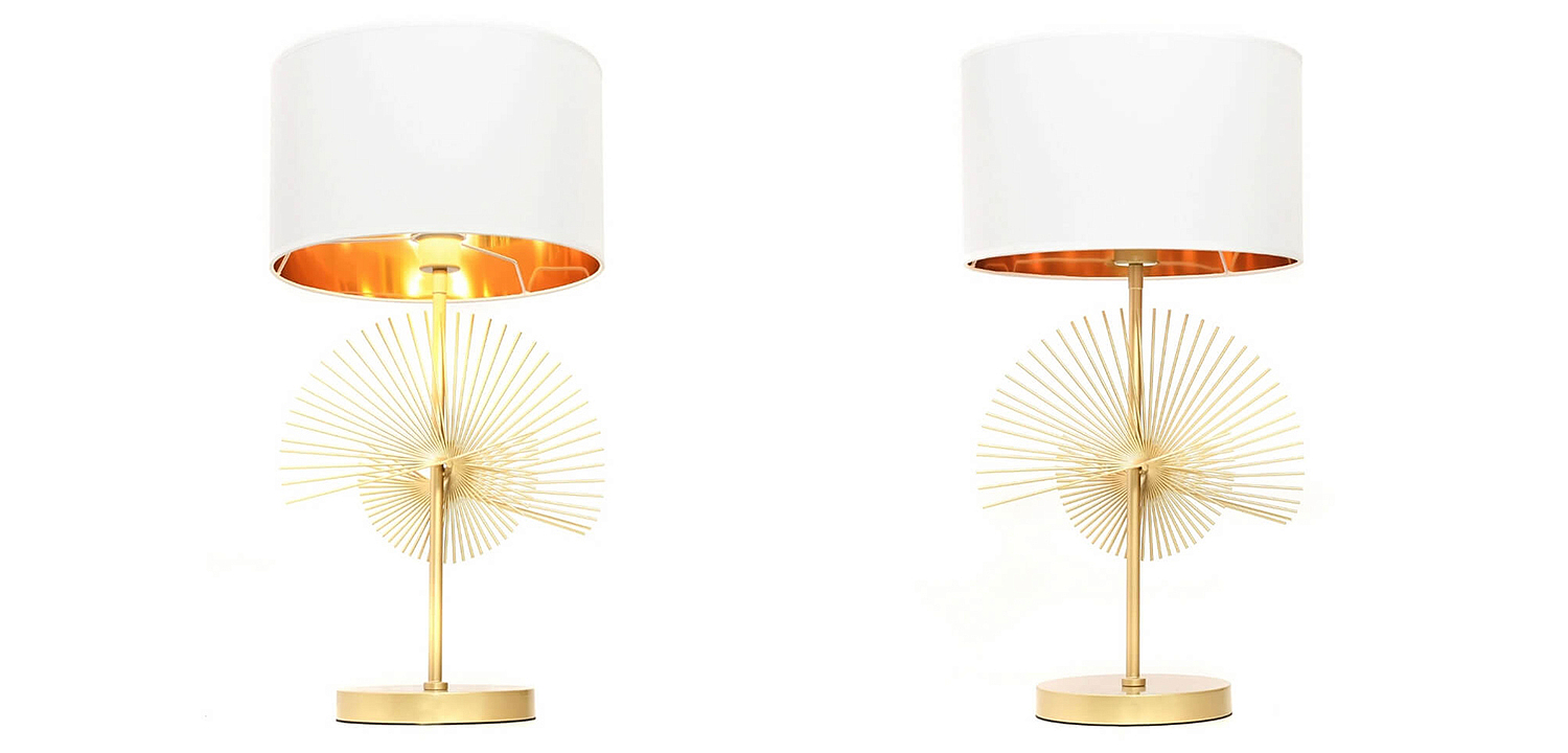 Настольная лампа Genoveva Table lamp white Настольная лампа Genoveva Table lamp white - Loft-Concept в Воронеже