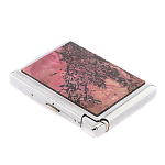 Портсигар с газовой зажигалкой из натурального камня Родонит Stone Cigarettes Cases варинант исполнения - 9 | Loft Concept в Воронеже