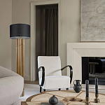 Торшер с металлическим золотым трубчатым основанием Fulgurite варинант исполнения - 1 | Loft Concept в Воронеже