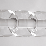 Люстра линейная с 6-ю прозрачными стеклянными плафонами округлой формы HANDLE GRAPE варинант исполнения - 9 | Loft Concept в Воронеже