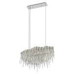 Люстра подвесная с металлическими цепочками и изогнутыми металлическими дугами 72 см Atlantis Chain варинант исполнения - 4 | Loft Concept в Воронеже