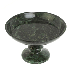 Фруктовница большая из натурального камня Змеевик Шабровский Natural Stone Fruit Bowls варинант исполнения - 2 | Loft Concept в Воронеже