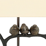 Настольная лампа Птицы на изогнутой ветке Lamp Tit варинант исполнения - 1 | Loft Concept в Воронеже