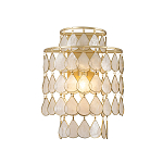 Бра с декором из натуральной морской ракушки Iridescent Light варинант исполнения - 1 | Loft Concept в Воронеже