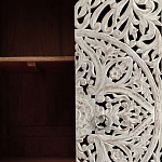 Шкаф с орнаментом ручная резьба из дерева Indian Antique Furniture  варинант исполнения - 3 | Loft Concept в Воронеже