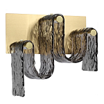 Бра волнистой формы из фактурного стекла Big Wave варинант исполнения - 1 | Loft Concept в Воронеже