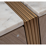 Комод с мраморной столешницей Uniqueness Marble варинант исполнения - 4 | Loft Concept в Воронеже