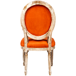 Стул из натурального бука оранжевое с цветным принтом Impressionism in Color варинант исполнения - 2 | Loft Concept в Воронеже